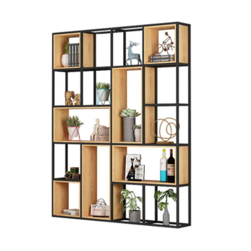 Open Etagere Bookcase Modern Style Shelf Bookcase with Shelves