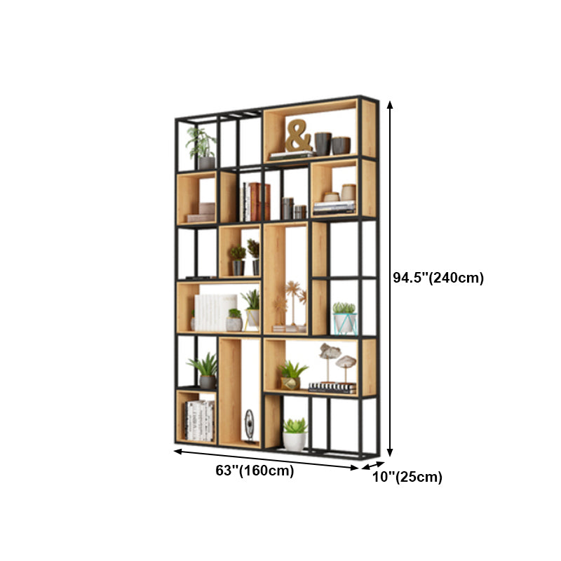 Open Etagere Bookcase Modern Style Shelf Bookcase with Shelves