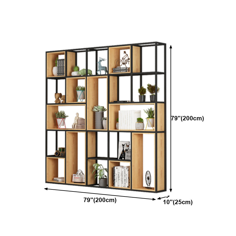 Open Etagere Bookcase Modern Style Shelf Bookcase with Shelves