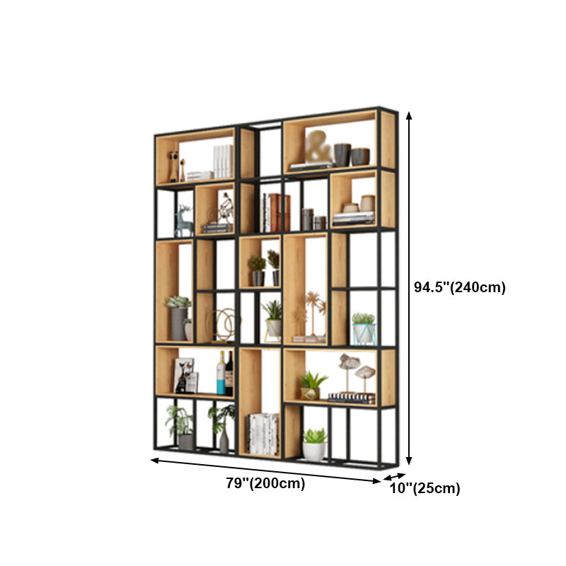 Open Etagere Bookcase Modern Style Shelf Bookcase with Shelves