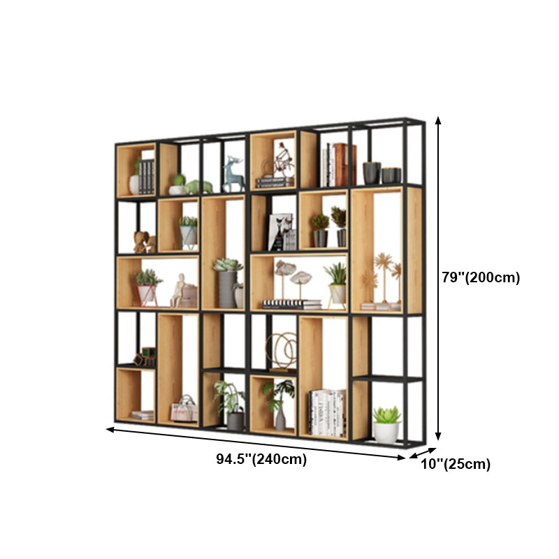 Open Etagere Bookcase Modern Style Shelf Bookcase with Shelves