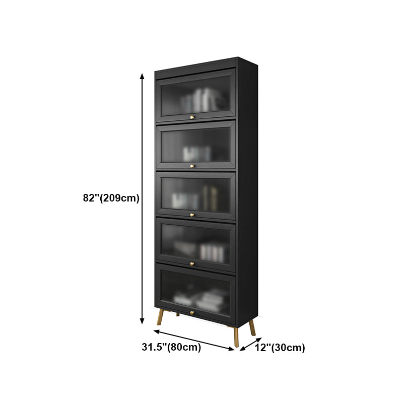 Engineered Wood Barrister Bookcase Doors Included Bookcase for Home Office