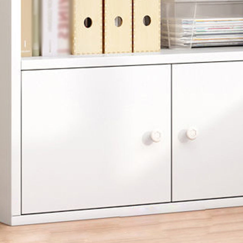 Manufactured Wood Standard Bookcase Contemporary Bookcase With Doors
