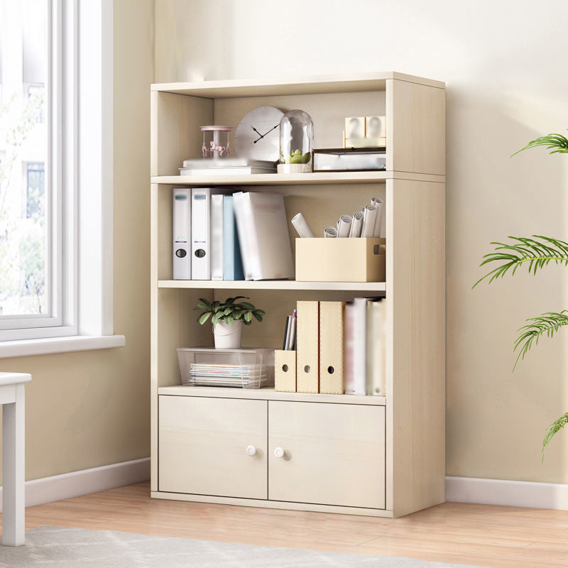 Manufactured Wood Standard Bookcase Contemporary Bookcase With Doors