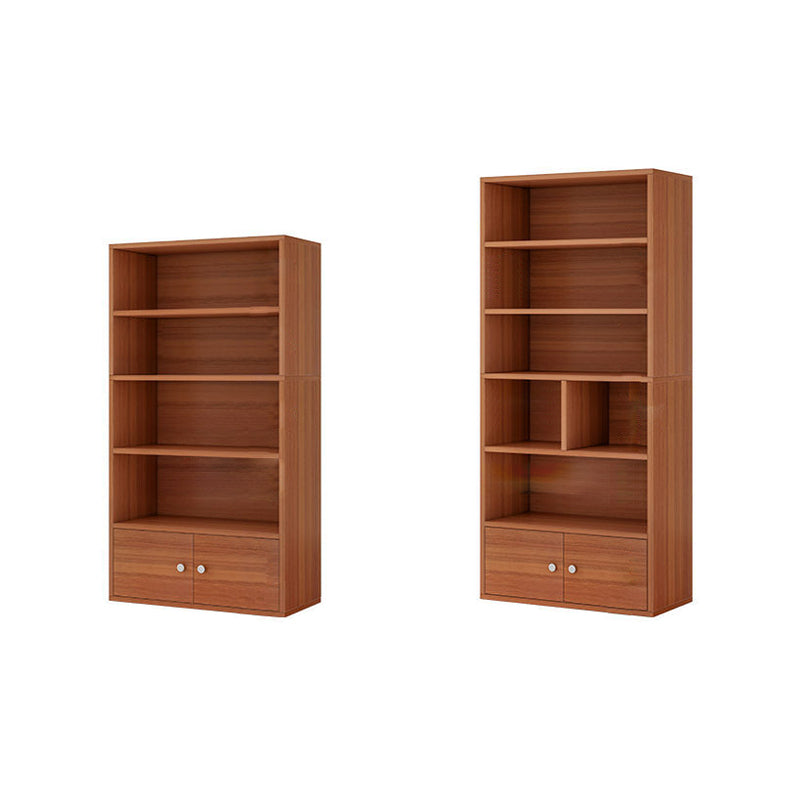 Manufactured Wood Standard Bookcase Contemporary Bookcase With Doors