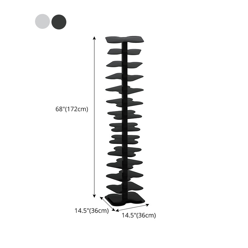 Libreria etagere verticale contemporanea in metallo ripristino aperto per ufficio