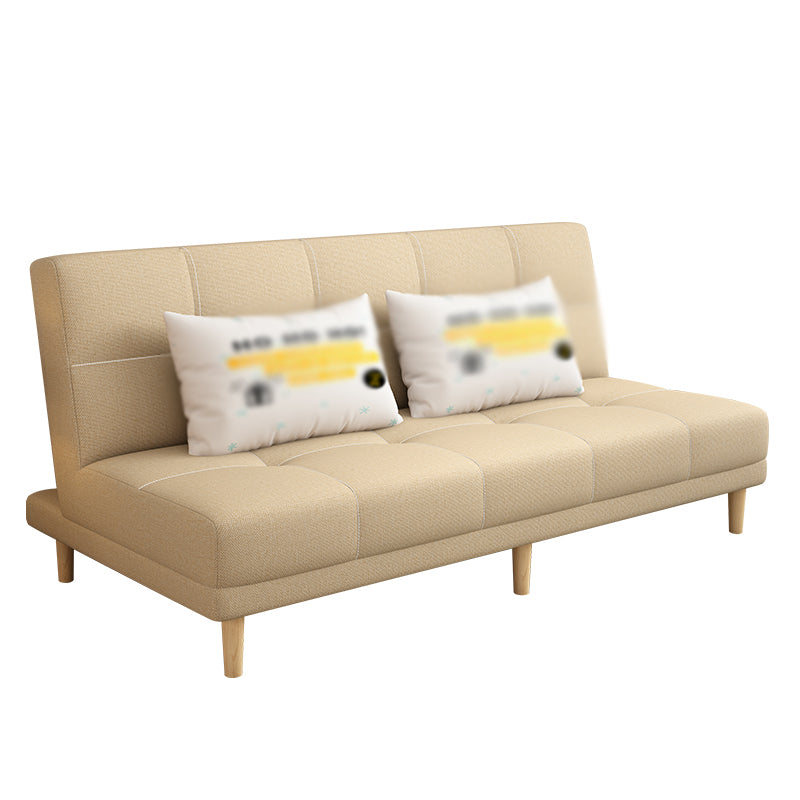 Armless Settee  27.55" W Modern Convertible Sleeper Sofa for Living Room