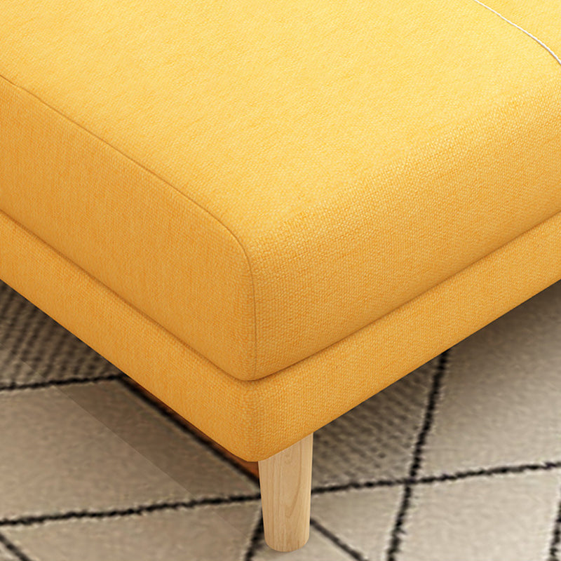 Armless Settee  27.55" W Modern Convertible Sleeper Sofa for Living Room