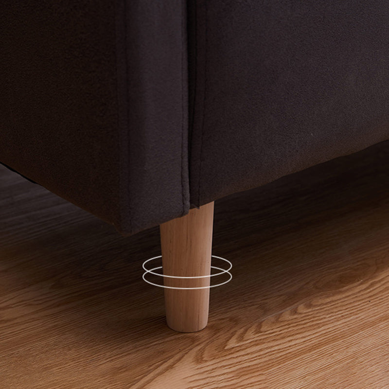 Moderne 4 Holzbeine Standard -Sofa -Armarmofa für Wohnzimmer