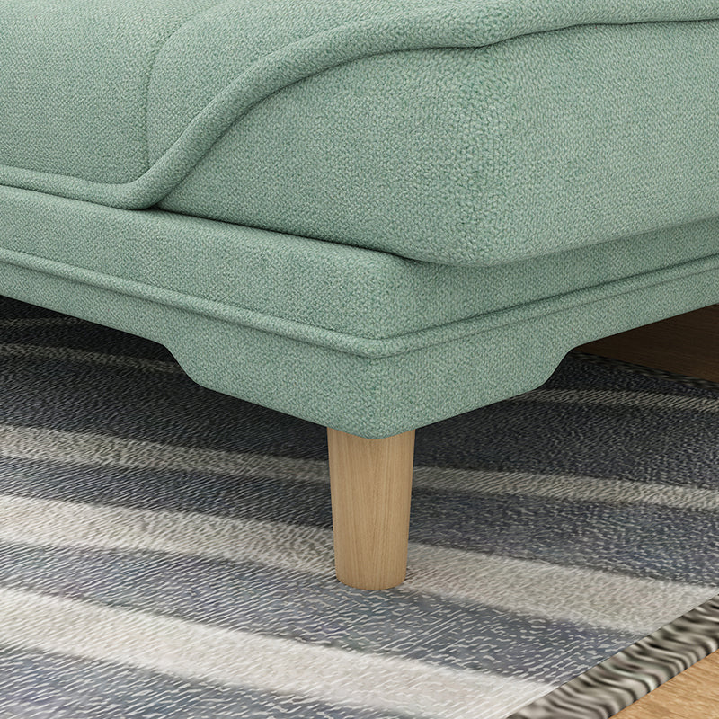 Moderner armloser Sofa mit Baumwollmischung 27,55 "W Cabrio Sleeper Sofa für Wohnzimmer