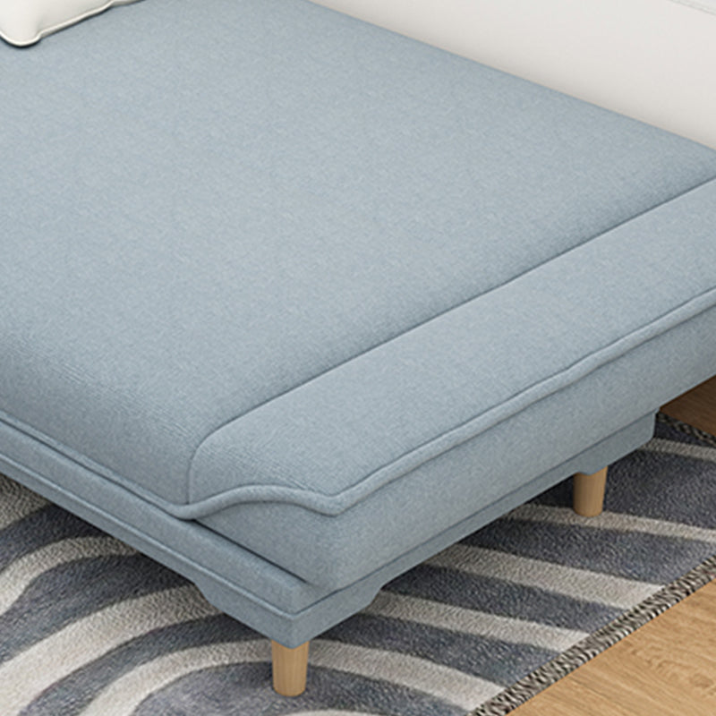 Moderner armloser Sofa mit Baumwollmischung 27,55 "W Cabrio Sleeper Sofa für Wohnzimmer