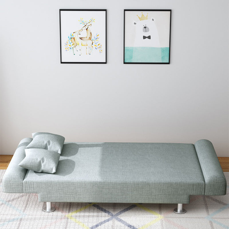 Modern Cotton Blend Sofa 23"W  Back Armless Sofa for Living Room