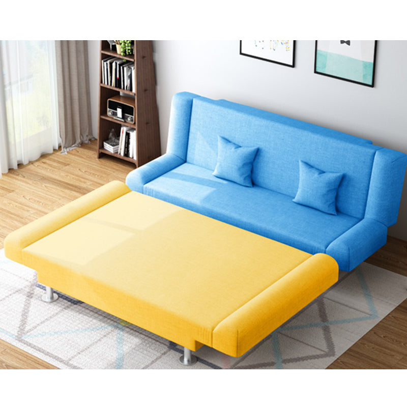 Modern Cotton Blend Sofa 23"W  Back Armless Sofa for Living Room