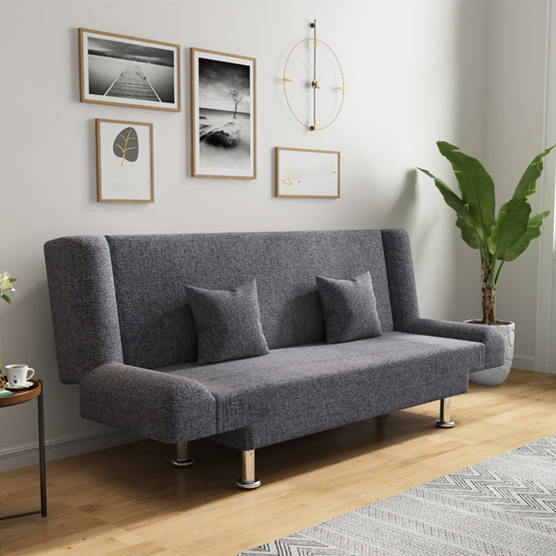 Coton mélange canapé moderne 23 "w canapé arrière canapé sans bras pour le salon