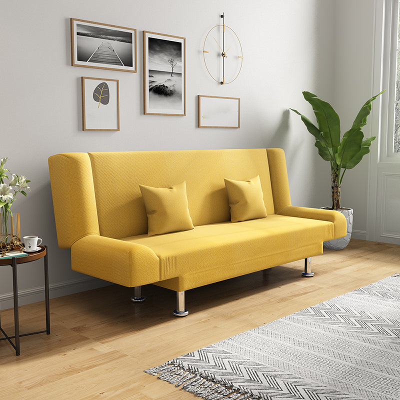 Coton mélange canapé moderne 23 "w canapé arrière canapé sans bras pour le salon