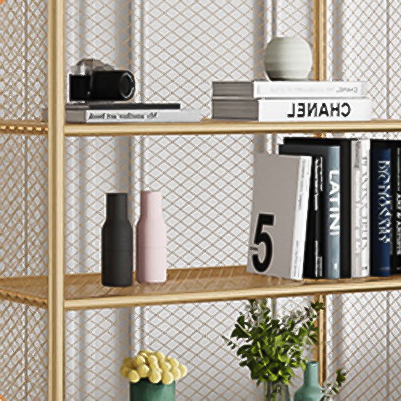 Closed Metal Bookcase Shelf Industrial Shelves for Study Room