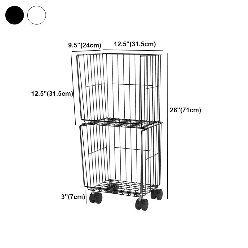 Libreria verticale in metallo standard in stile contemporaneo per la casa