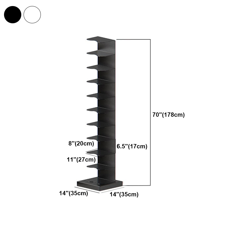 Metal Geometrisches Bücherregal zeitgenössischer Stil vertikales Buchregal