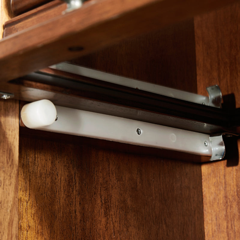 Zeitgenössischer Eichenholz -Standard -Bücherregal braunes Regal mit Glastüren