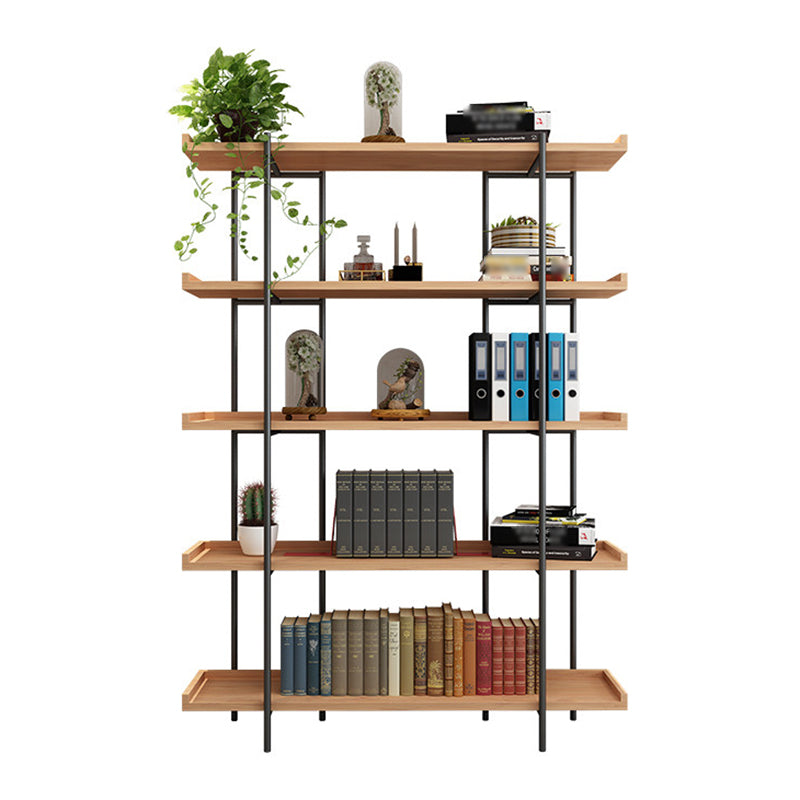 Libreria di scaffali Etagere Shelf Open in stile industriale con ripiani rettangolari