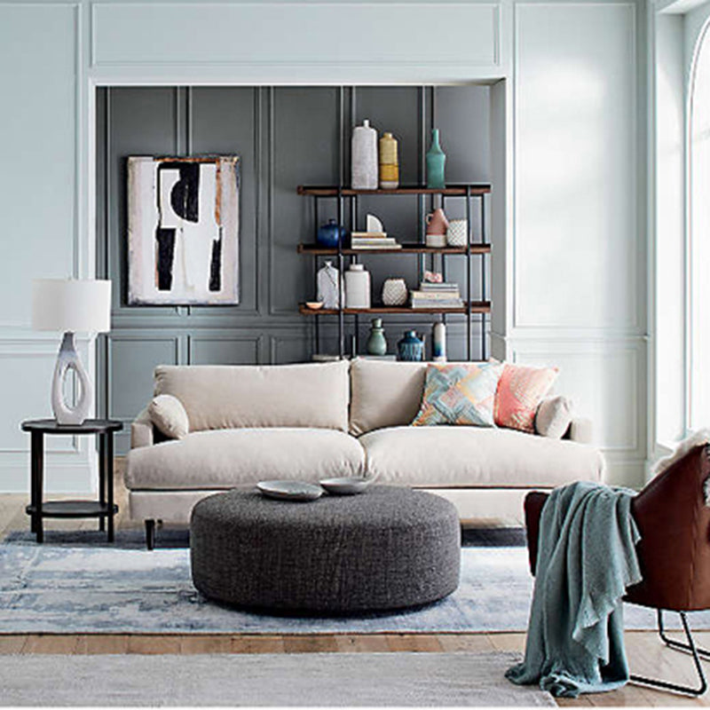 Libreria di scaffali Etagere Shelf Open in stile industriale con ripiani rettangolari