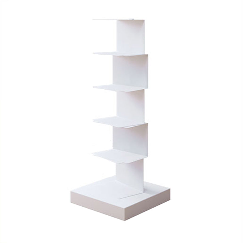 Moderner Stahlstahl Bücherregal vertikales Regalbuch für Zuhause