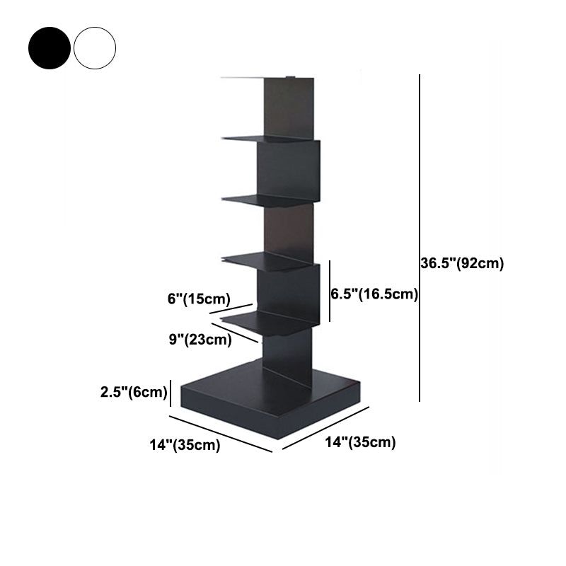 Libreria in acciaio moderno in acciaio scaffale verticale per casa