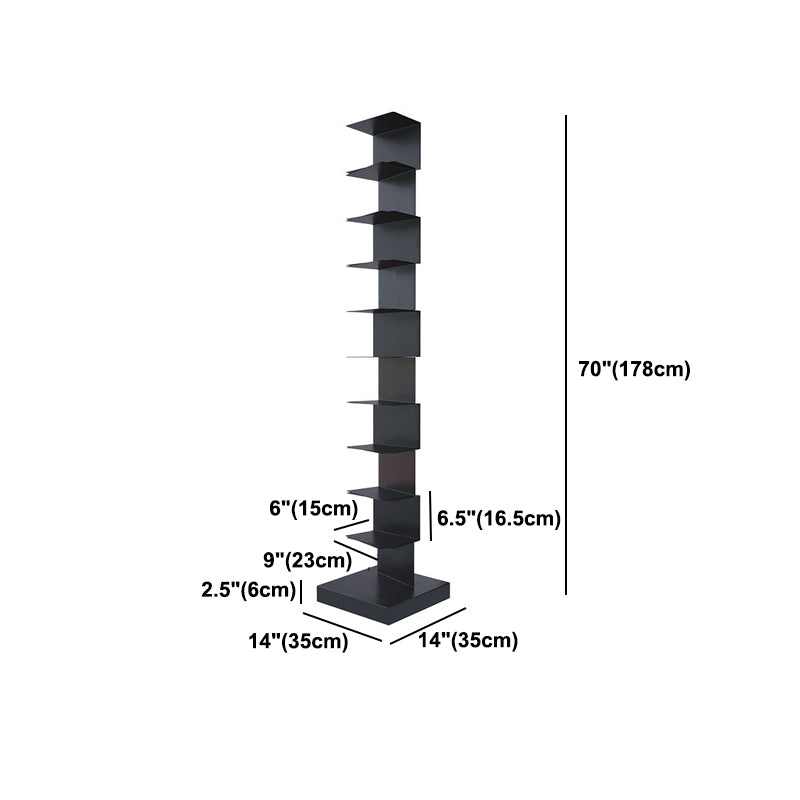 Libreria in acciaio moderno in acciaio scaffale verticale per casa