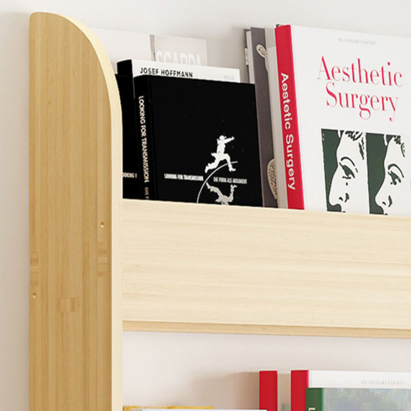 1/2/3/4-Shelf Modern Wall Unit Bookshelf Natural Pine Wood Bookshelf