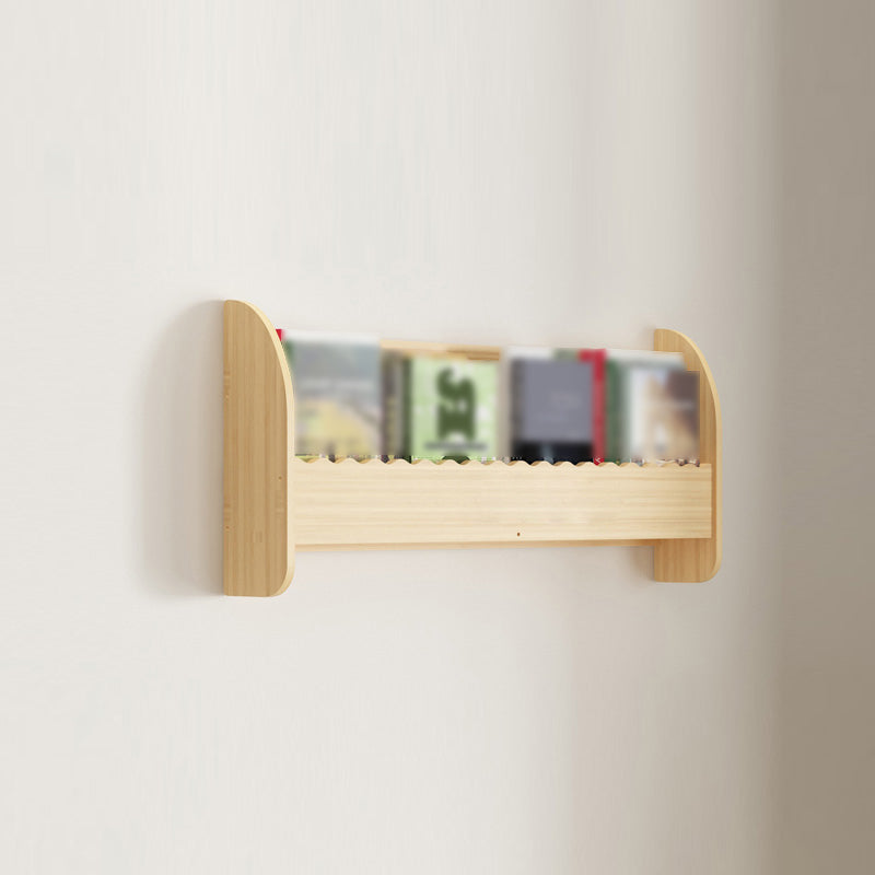 1/2/3/4-Shelf Modern Wall Unit Bookshelf Natural Pine Wood Bookshelf