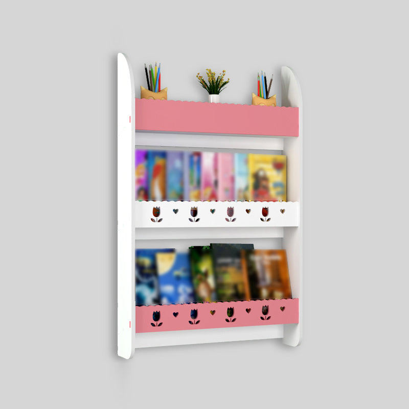 3-Shelf-Holzbücher für zeitgenössische, wandmontierte Bücherregal