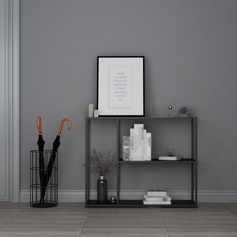 Open Metal Bookcase Industrial Rectangular Shelve for Study Room