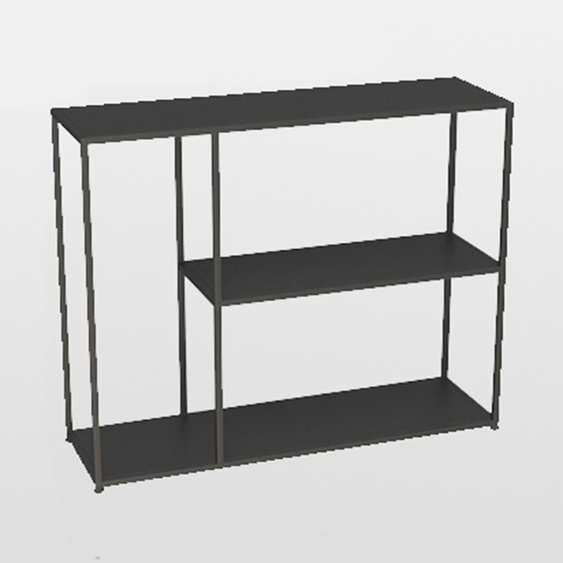 Open Metal Bookcase Industrial Rectangular Shelve for Study Room
