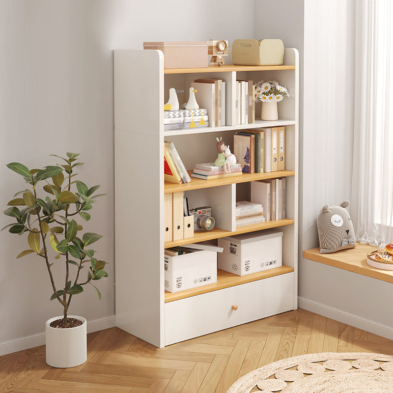 Scaffali di libreria standard moderni chiusi libreria con cassetto in legno ingegnerizzato