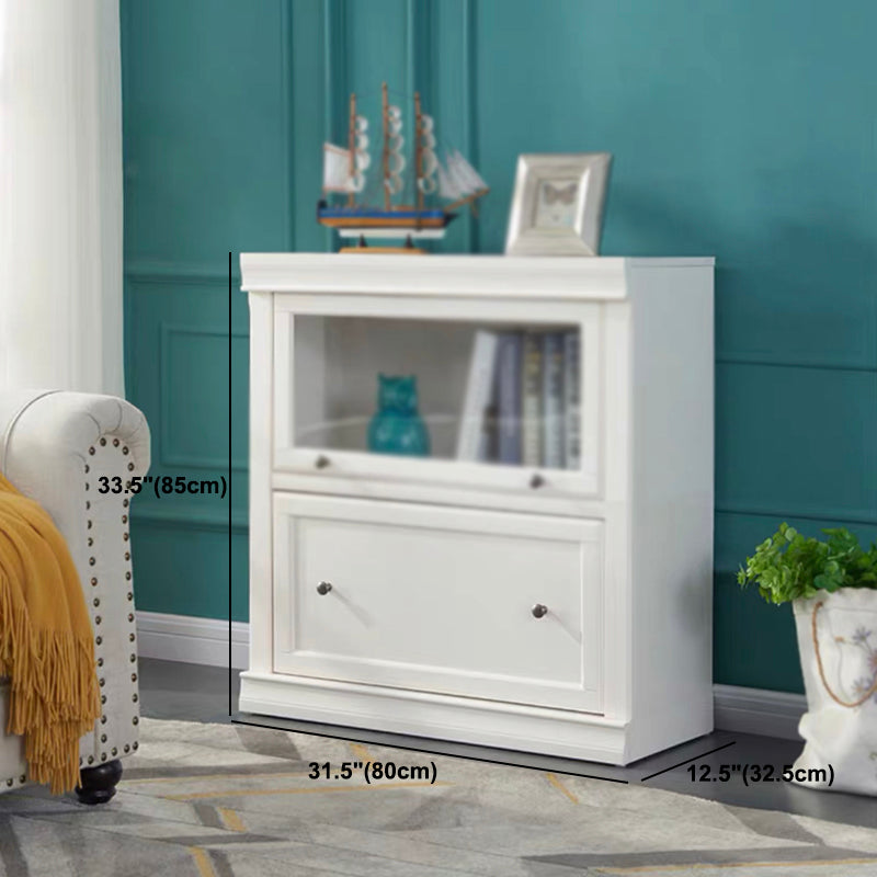 Libreria di barrister in legno con cassetto