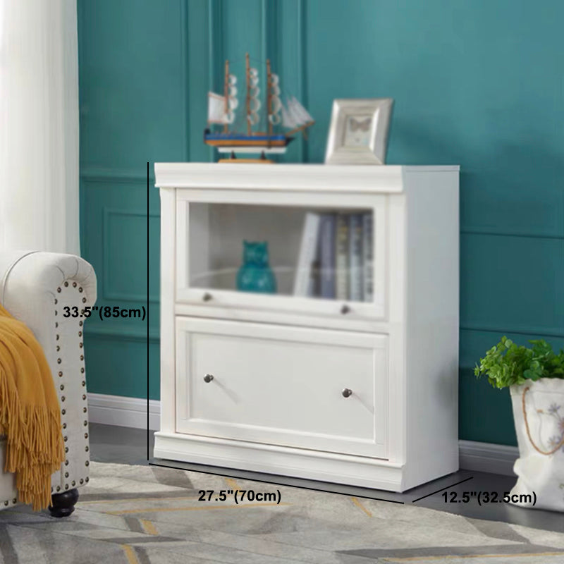 Libreria di barrister in legno con cassetto