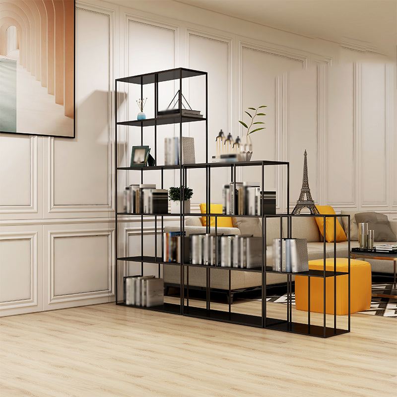 Metal Etagere Bücherregal Industrial Open Back Bookshelf für Home Office