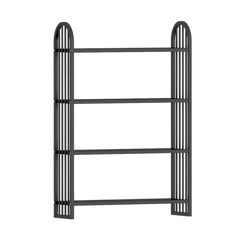 Modern Style Metal Bookshelf Vertical Open Shelf Bookcase for Home