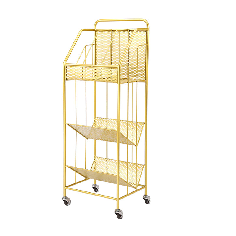 3-Shelf Metal Etagere Bookcase Contemporary Book Shelf,39''H x 11''W