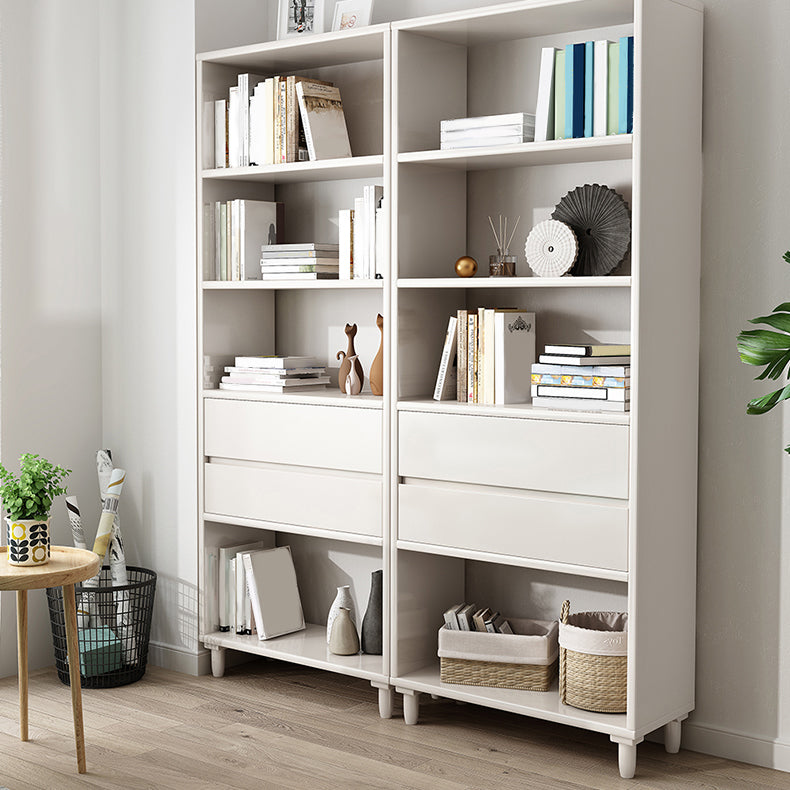 Bibliothèque standard en bois à 4 étagères étagère contemporaine, 67''h x 23.6''w