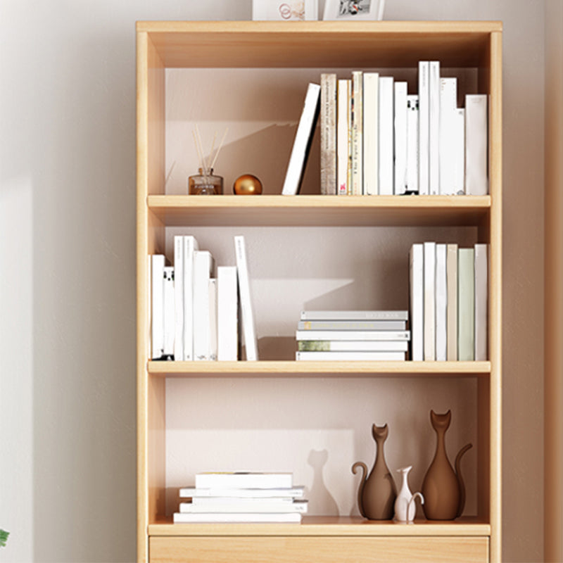 Bibliothèque standard en bois à 4 étagères étagère contemporaine, 67''h x 23.6''w