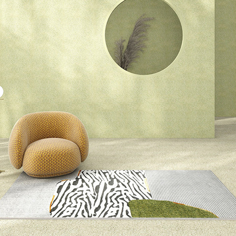 Modern Nordic Style Rug Polyester Non-Slip Area Rug for Home Decoration