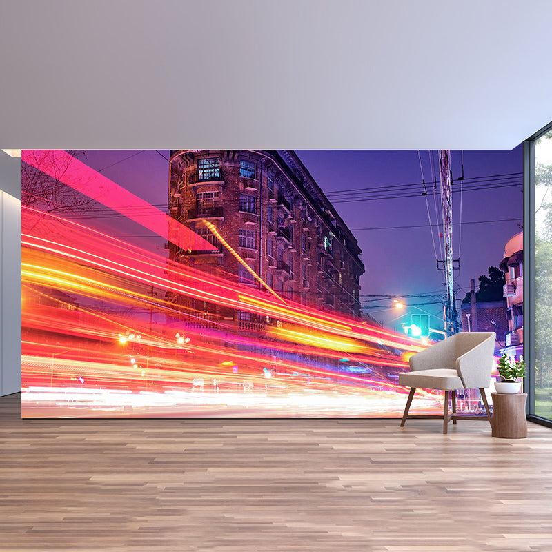 Photography Stain Resistant Wall Mural Wallpaper City Landscape Sitting Room Wall Mural