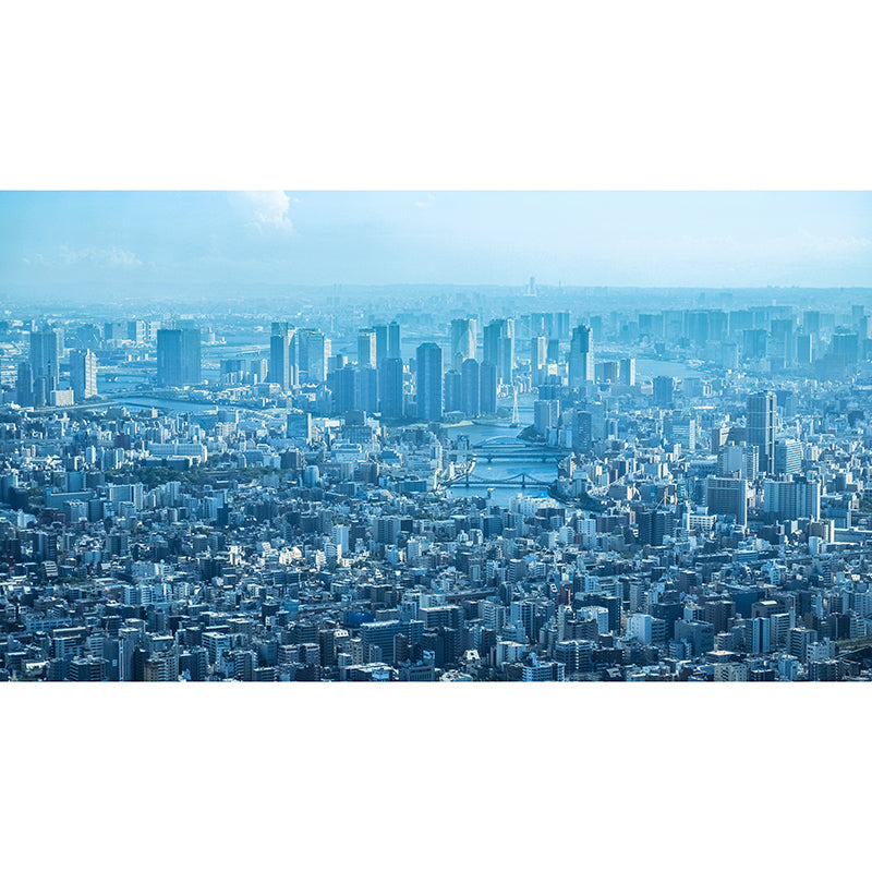 Environment Friendly Resistant Mural Wallpaper Urban Landscape Sleeping Room Wall Mural