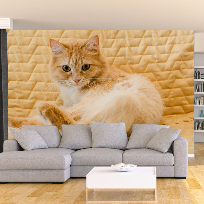 Environmental Wall Mural Wallpaper Cute Cats Living Room Wall Mural