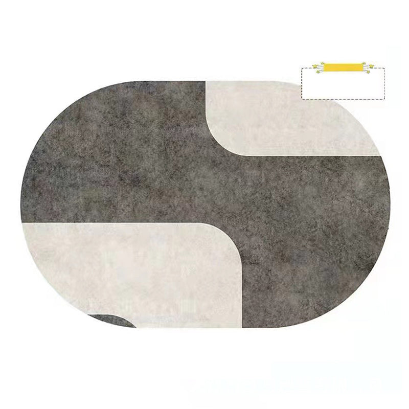 Light Brown Rug Polyester Nordic Rug Stain Resistant Indoor Rug for Home Decor