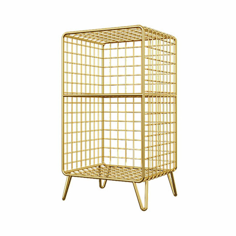 Minimalist Style Closed Bookcase Metal Shelves for Study Room