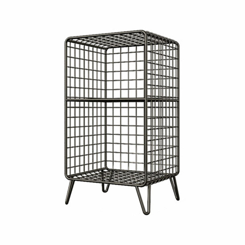 Minimalist Style Closed Bookcase Metal Shelves for Study Room