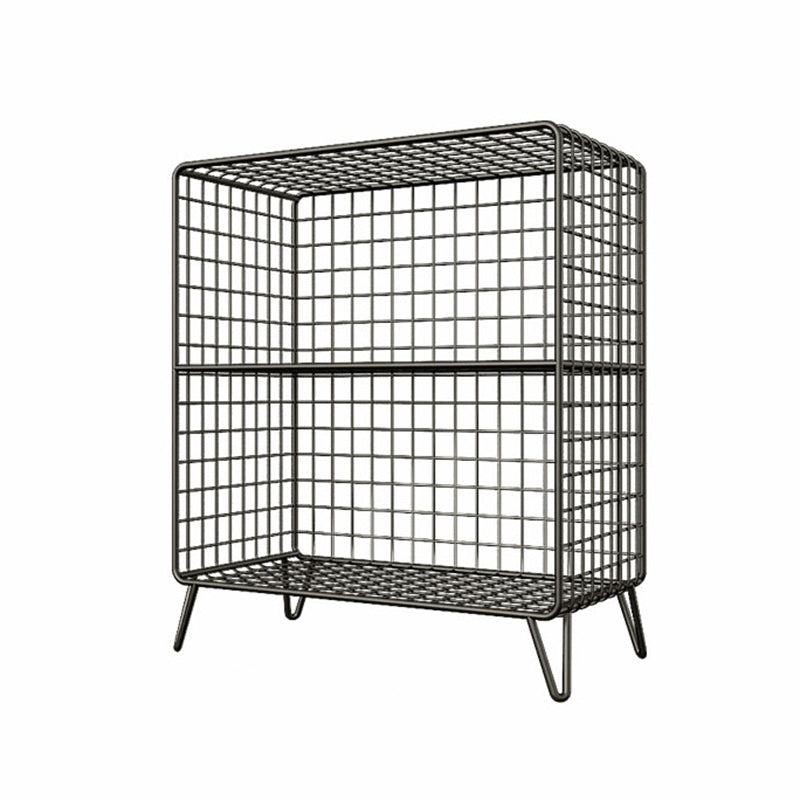 Scaffali in metallo in metallo chiuso in stile minimalista per la sala da studio