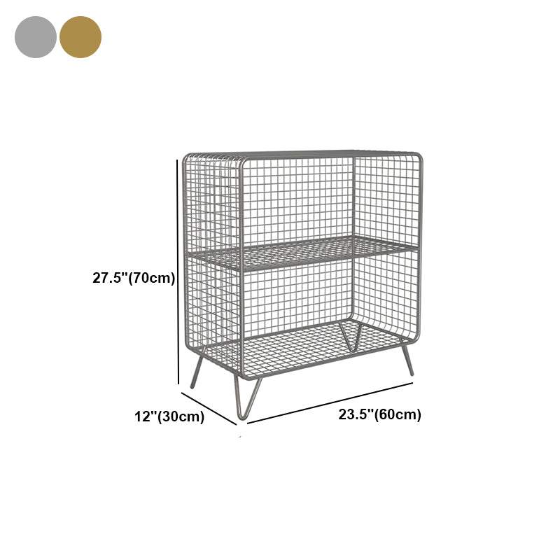 Modern Style Vertical Bookshelf Closed Back Shelf Bookcase for Home